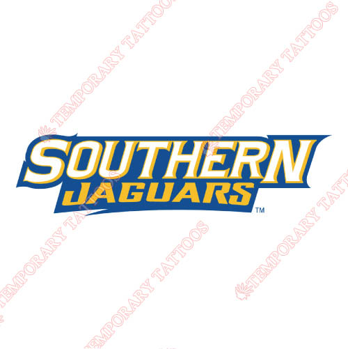 Southern Jaguars Customize Temporary Tattoos Stickers NO.6282